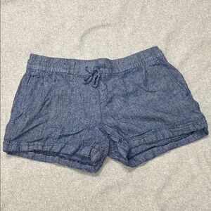 Blue chambray Women's Shorts